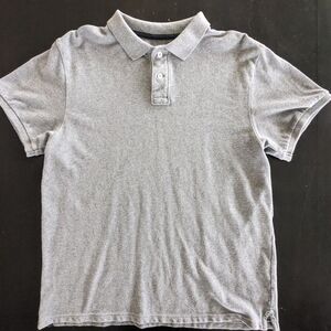 Old Navy Men’s Classic Fit Grey Pique Polo – Size L – Great Condition
